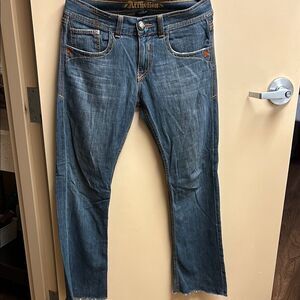 Affliction Men's Blue Jeans 30